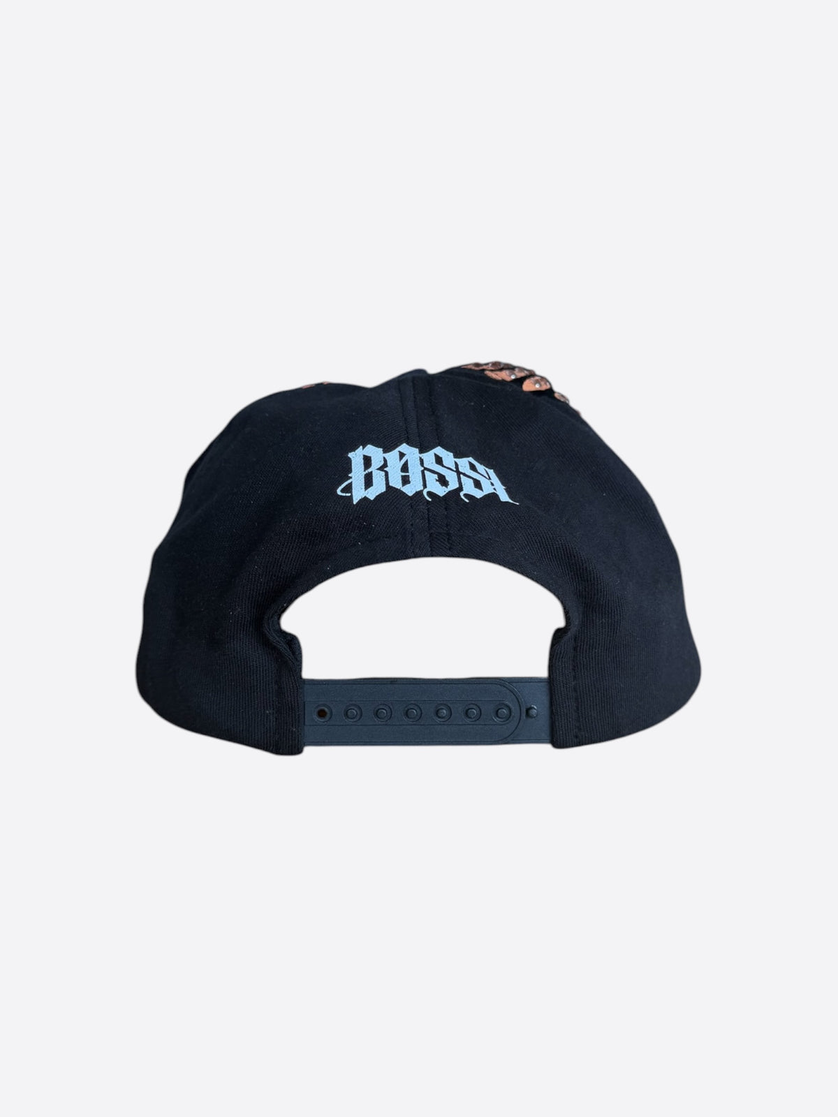 Bossi Black Harley Davidson Rhinestone Embellished Hat