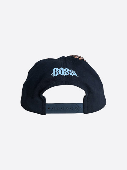 Bossi Black Harley Davidson Rhinestone Embellished Hat