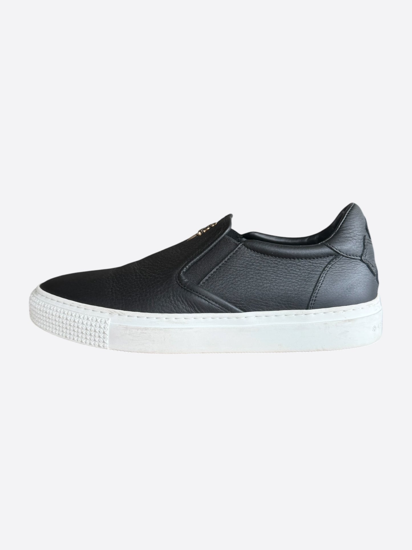 Chrome Hearts Black Dagger Slip On Sneakers