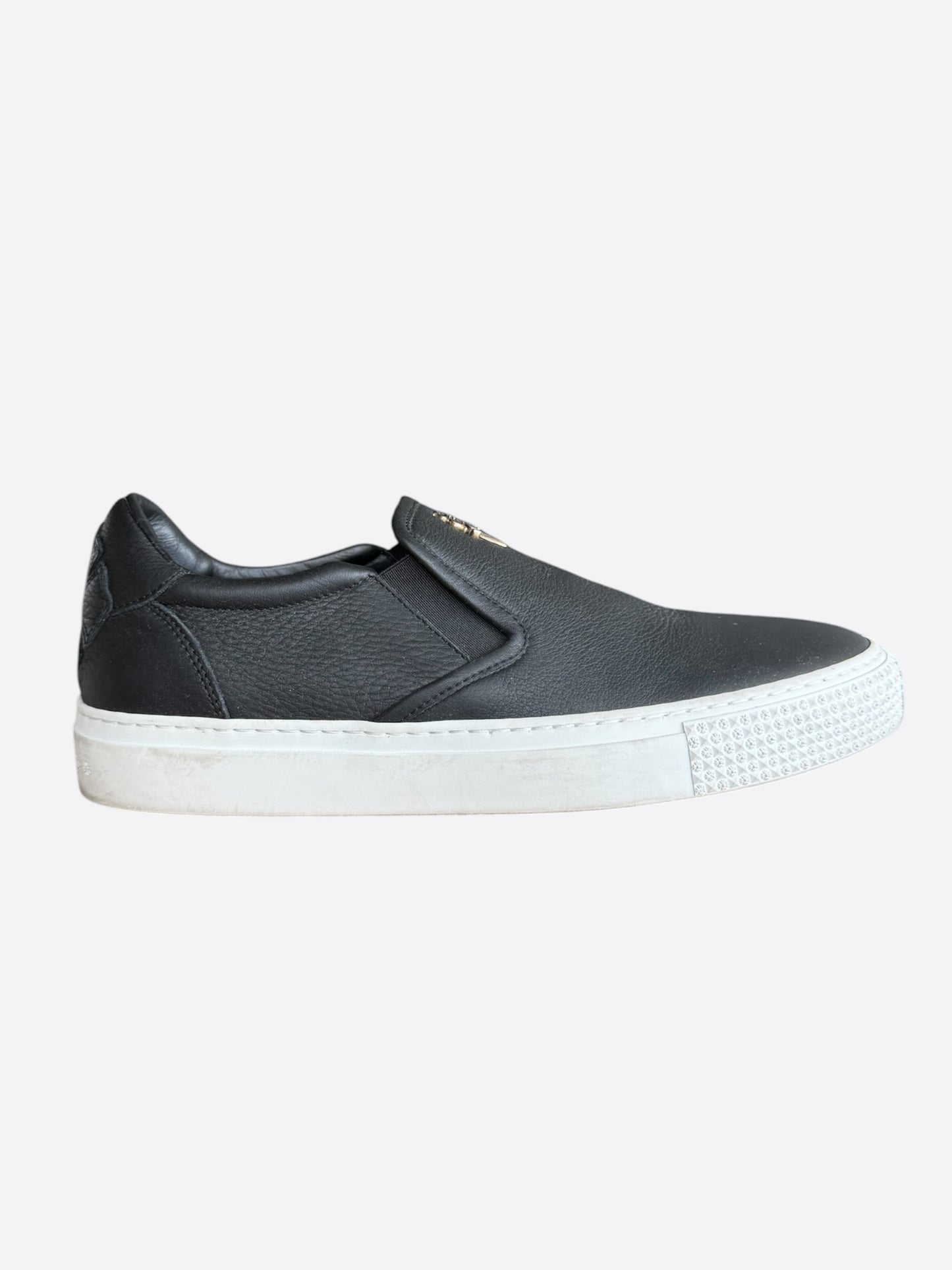 Chrome Hearts Black Dagger Slip On Sneakers