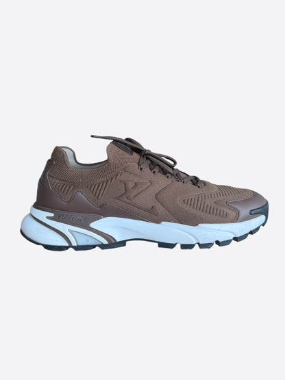Louis Vuitton Brown Knit Tatic Sneakers