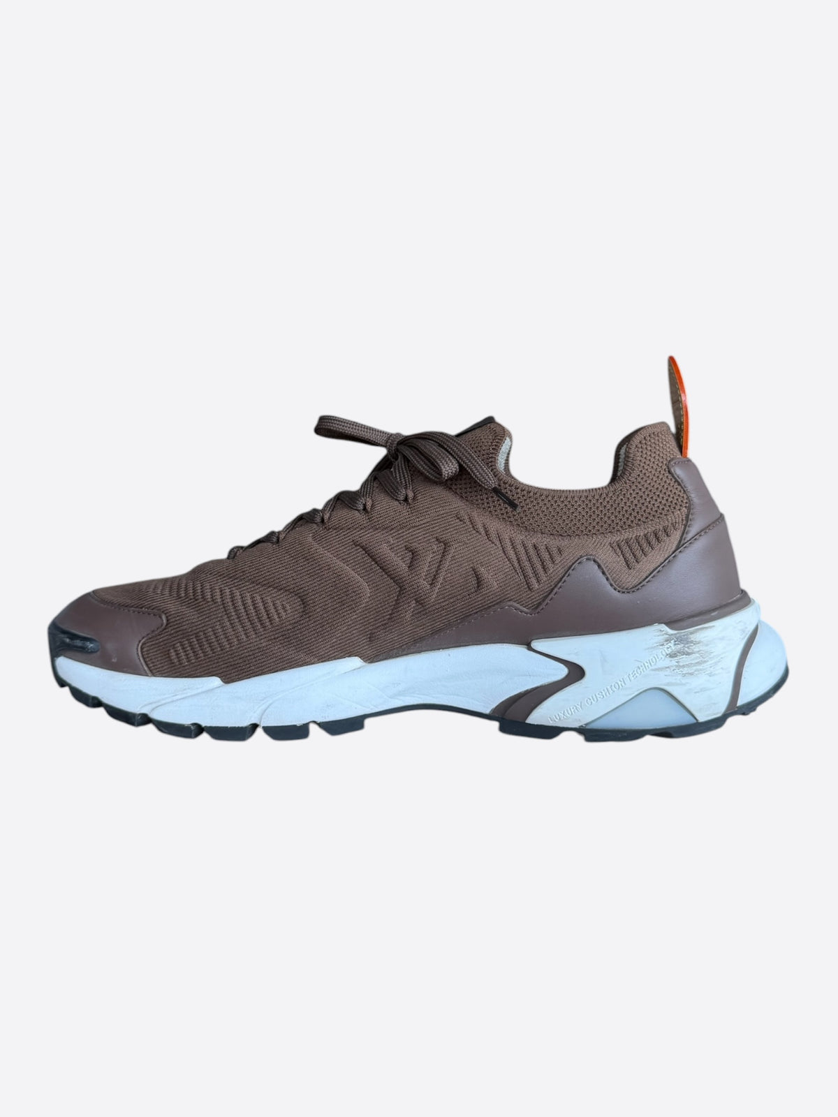Louis Vuitton Brown Knit Tatic Sneakers