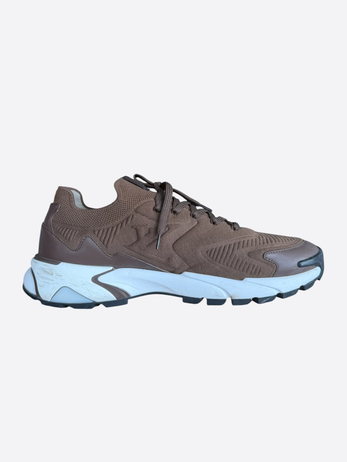 Louis Vuitton Brown Knit Tatic Sneakers