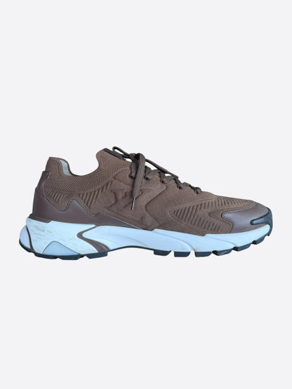 Louis Vuitton Brown Knit Tatic Sneakers