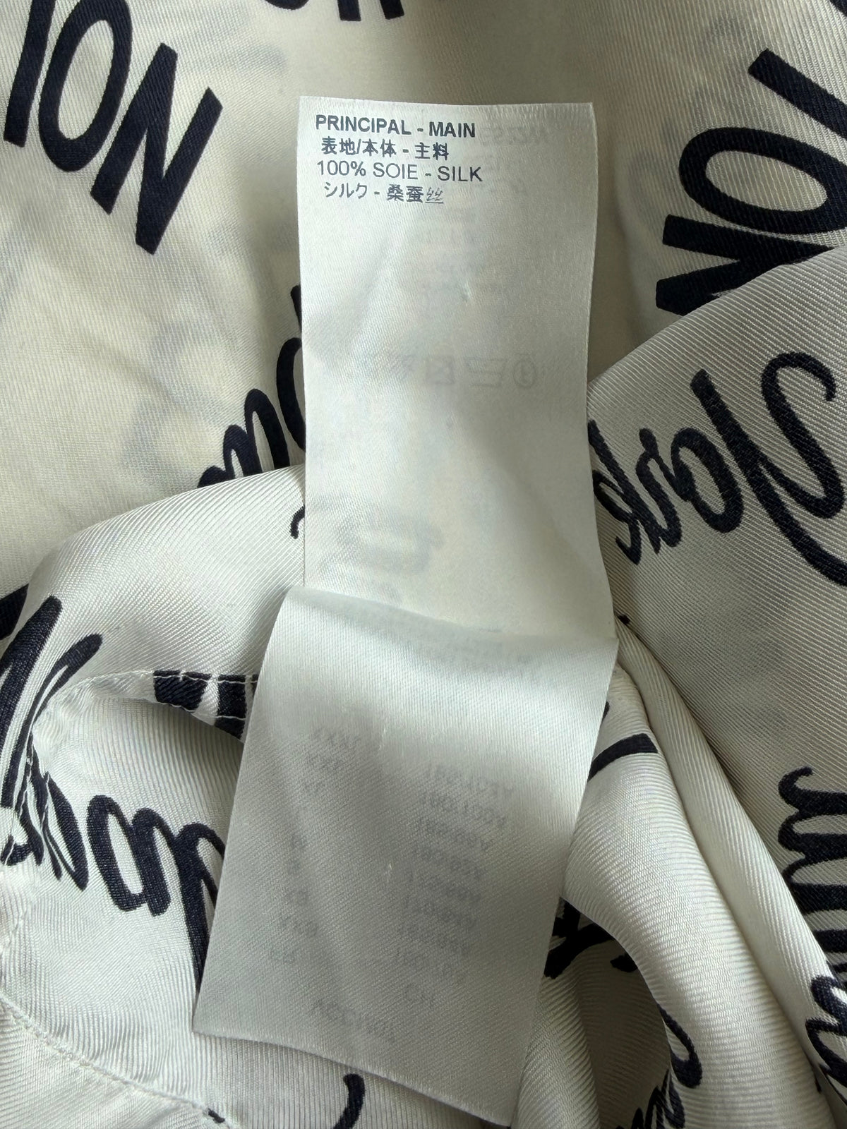 Louis Vuitton White Cities Silk Shirt