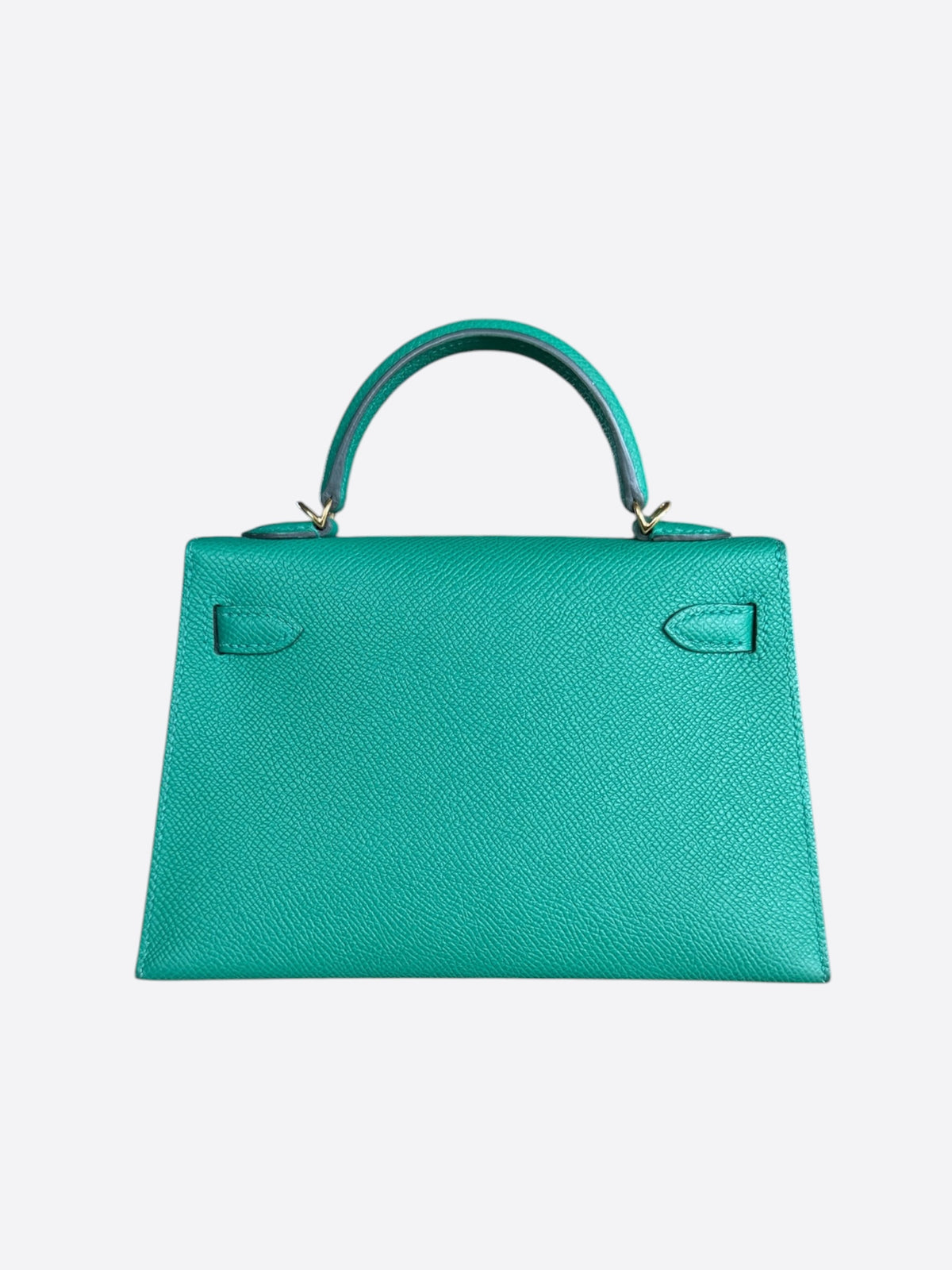 Hermes Green Epsom & Gold Hardware Mini Kelly 20