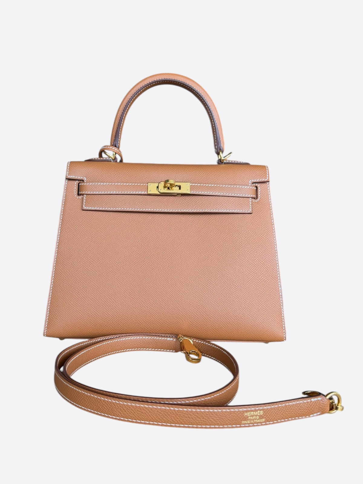 Hermes Gold Epsom & Gold Hardware Kelly 25