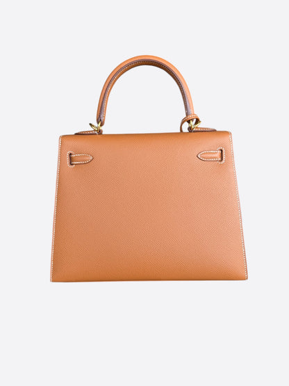 Hermes Gold Epsom & Gold Hardware Kelly 25