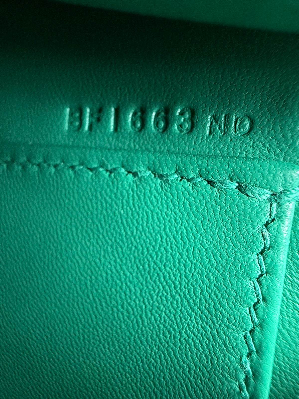 Hermes Green Epsom & Gold Hardware Mini Kelly 20