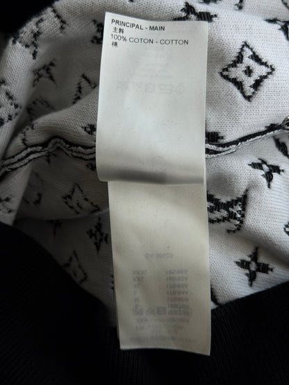Louis Vuitton Black & White Gradient Monogram Sweater