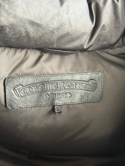 Chrome Hearts Black Cross Jacquard Puffer Jacket