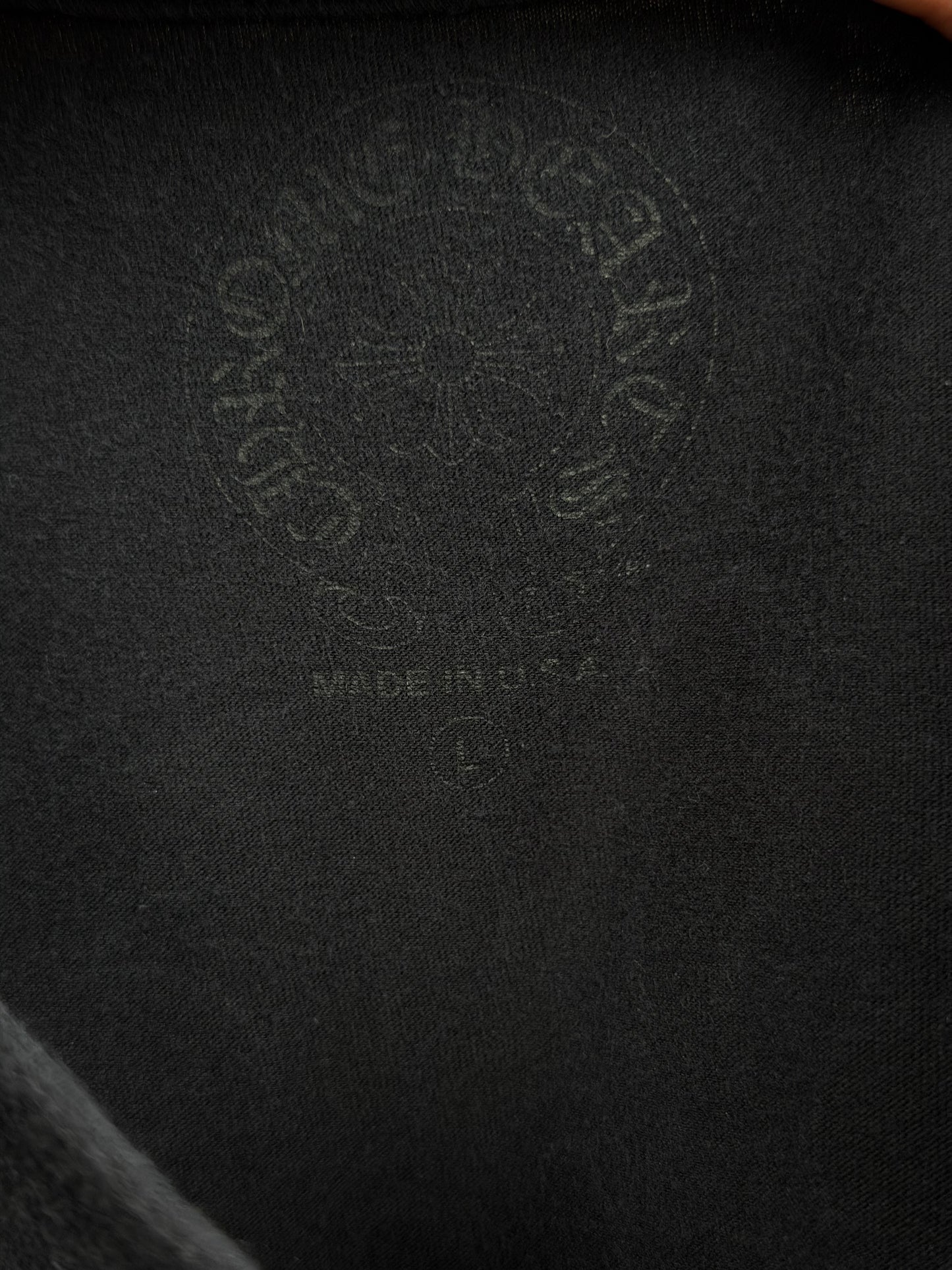 Chrome Hearts Black & Red Dagger Logo T-Shirt