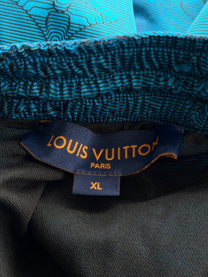 Louis Vuitton Blue 2054 Monogram Swim Shorts