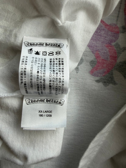Chrome Hearts White & Purple Dagger T-shirt