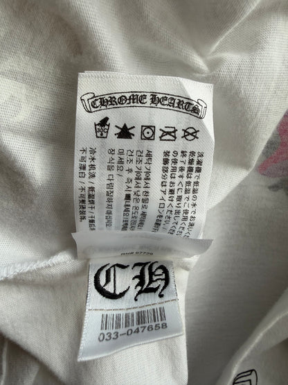 Chrome Hearts White & Purple Dagger T-shirt