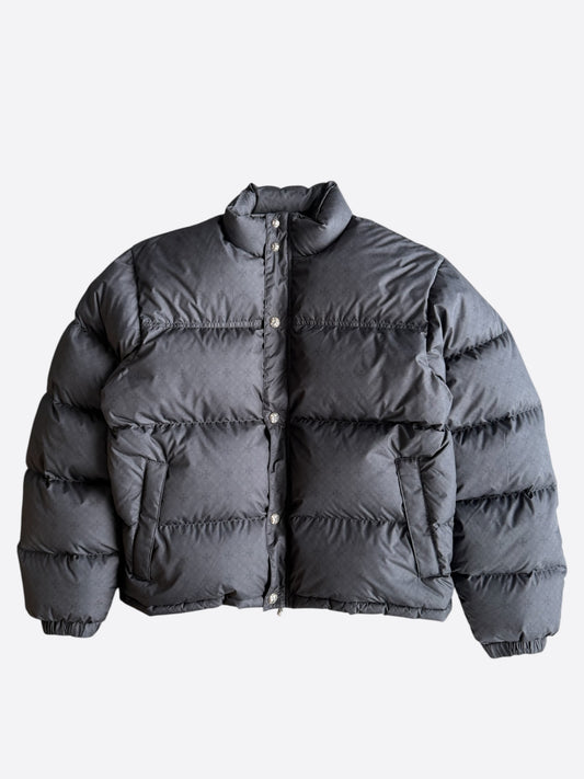 Chrome Hearts Black Cross Jacquard Puffer Jacket