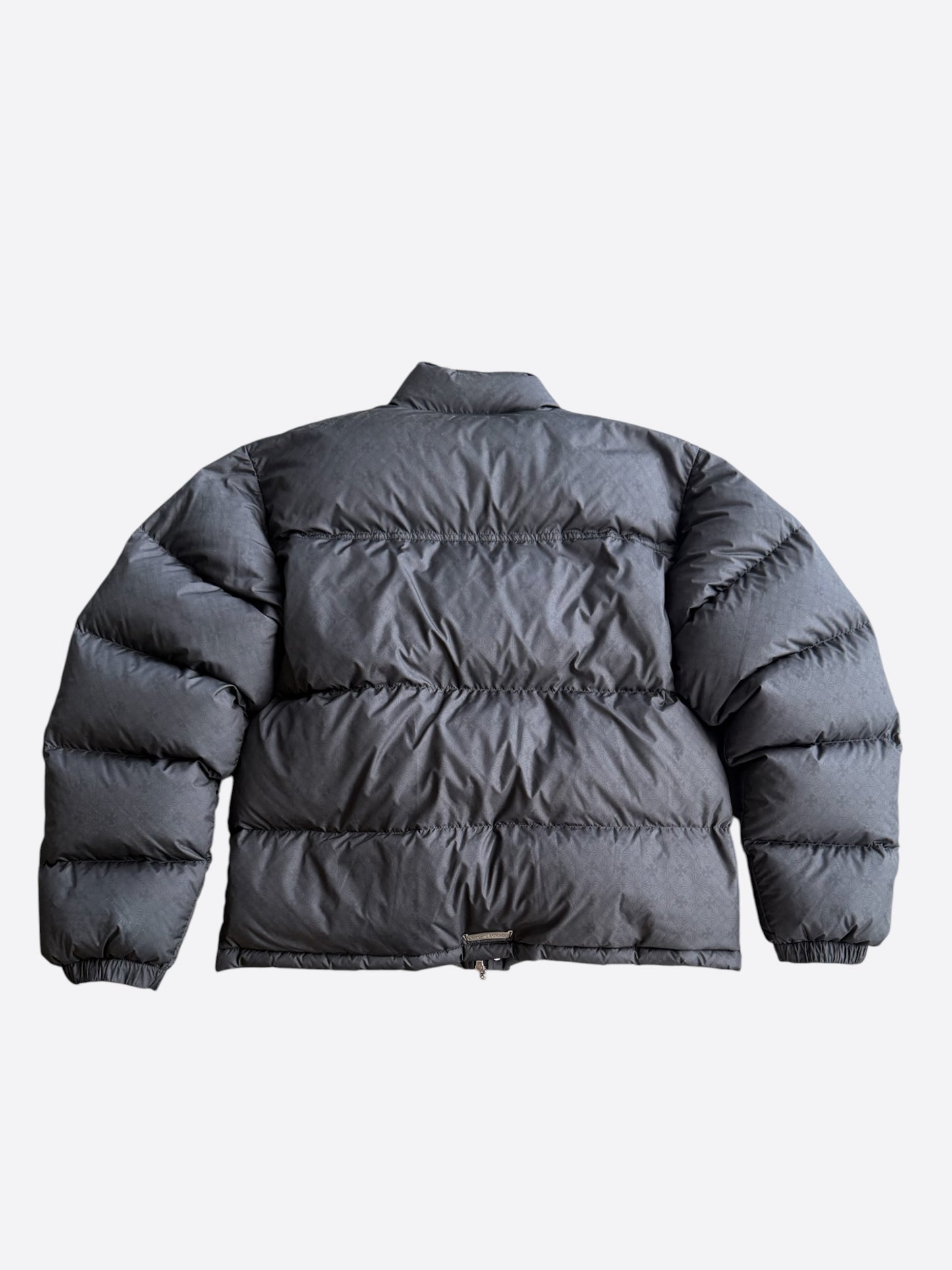 Chrome Hearts Black Cross Jacquard Puffer Jacket