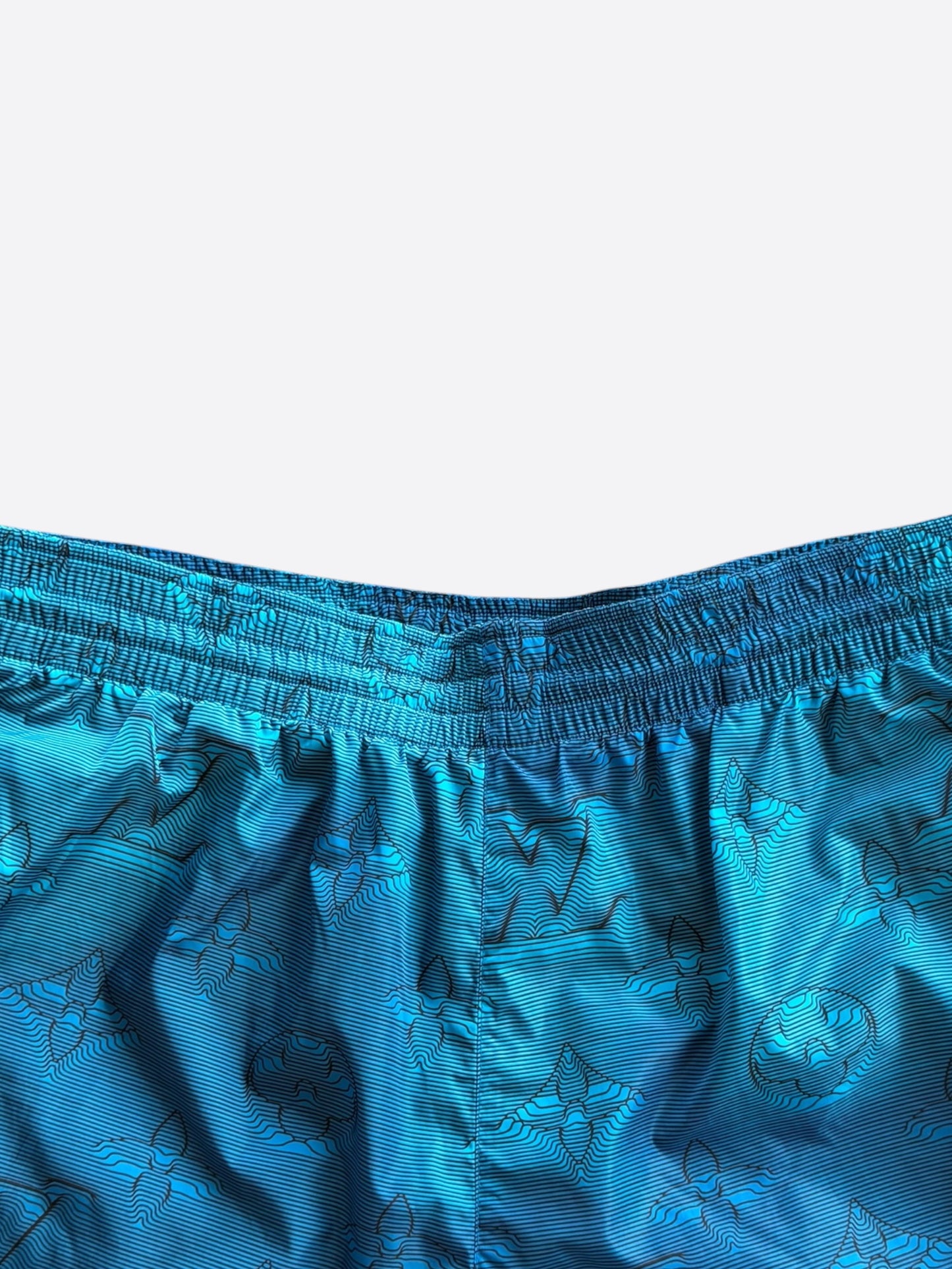 Louis Vuitton Blue 2054 Monogram Swim Shorts