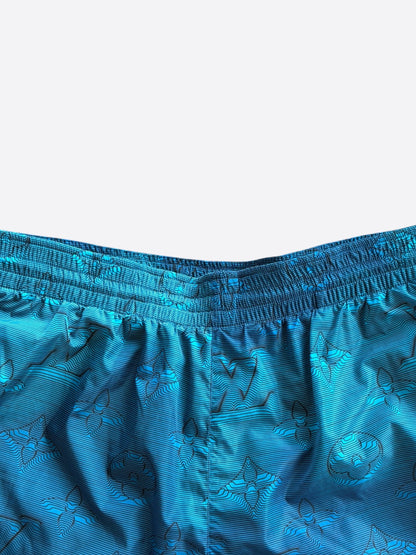 Louis Vuitton Blue 2054 Monogram Swim Shorts