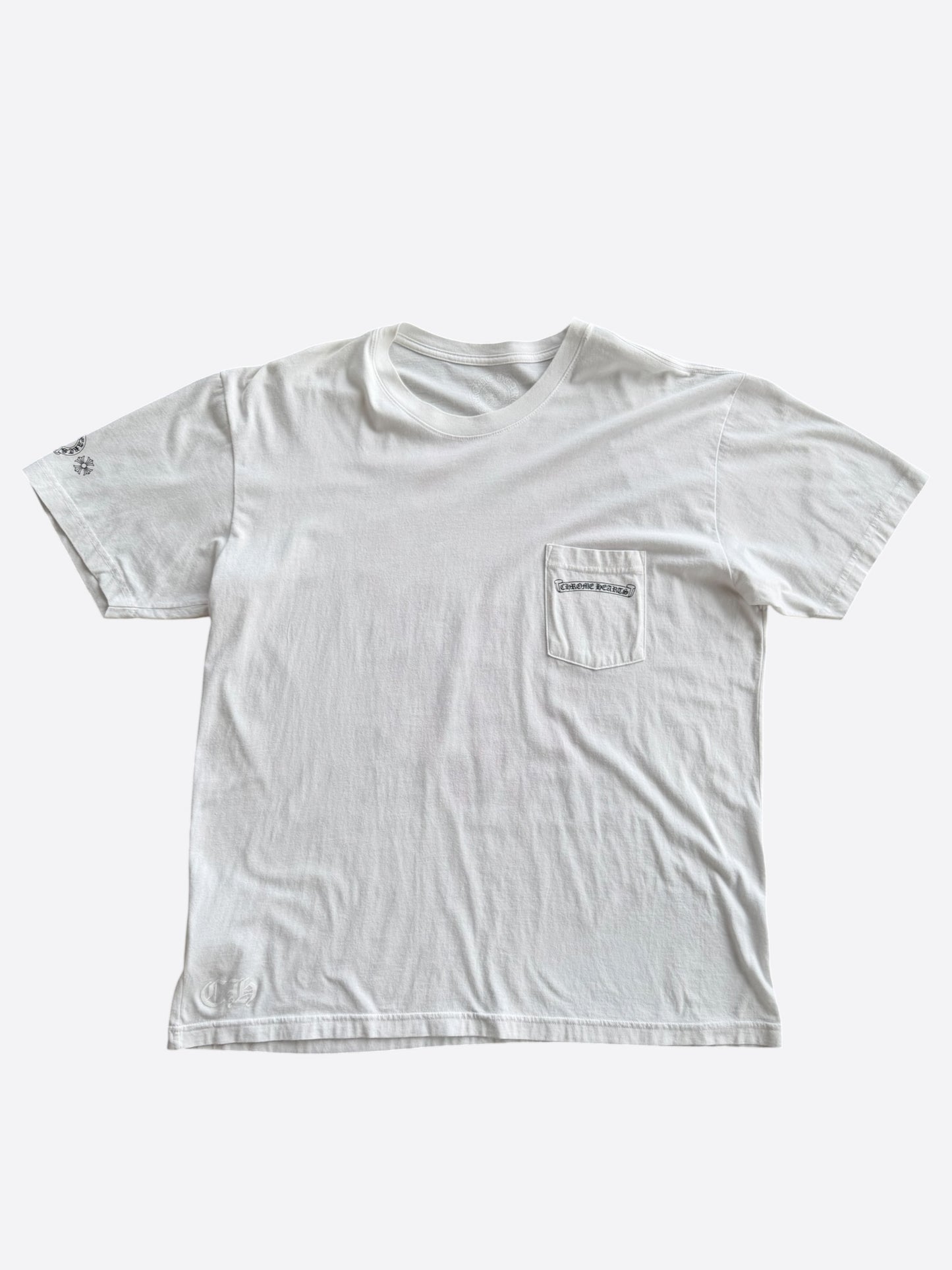 Chrome Hearts White & Purple Dagger T-shirt