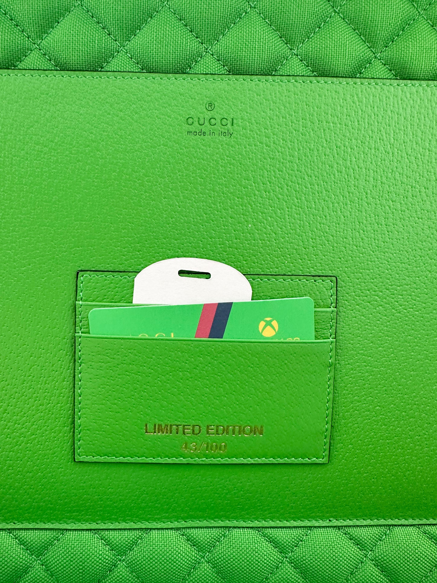 Gucci Xbox Monogram Suitcase & Xbox