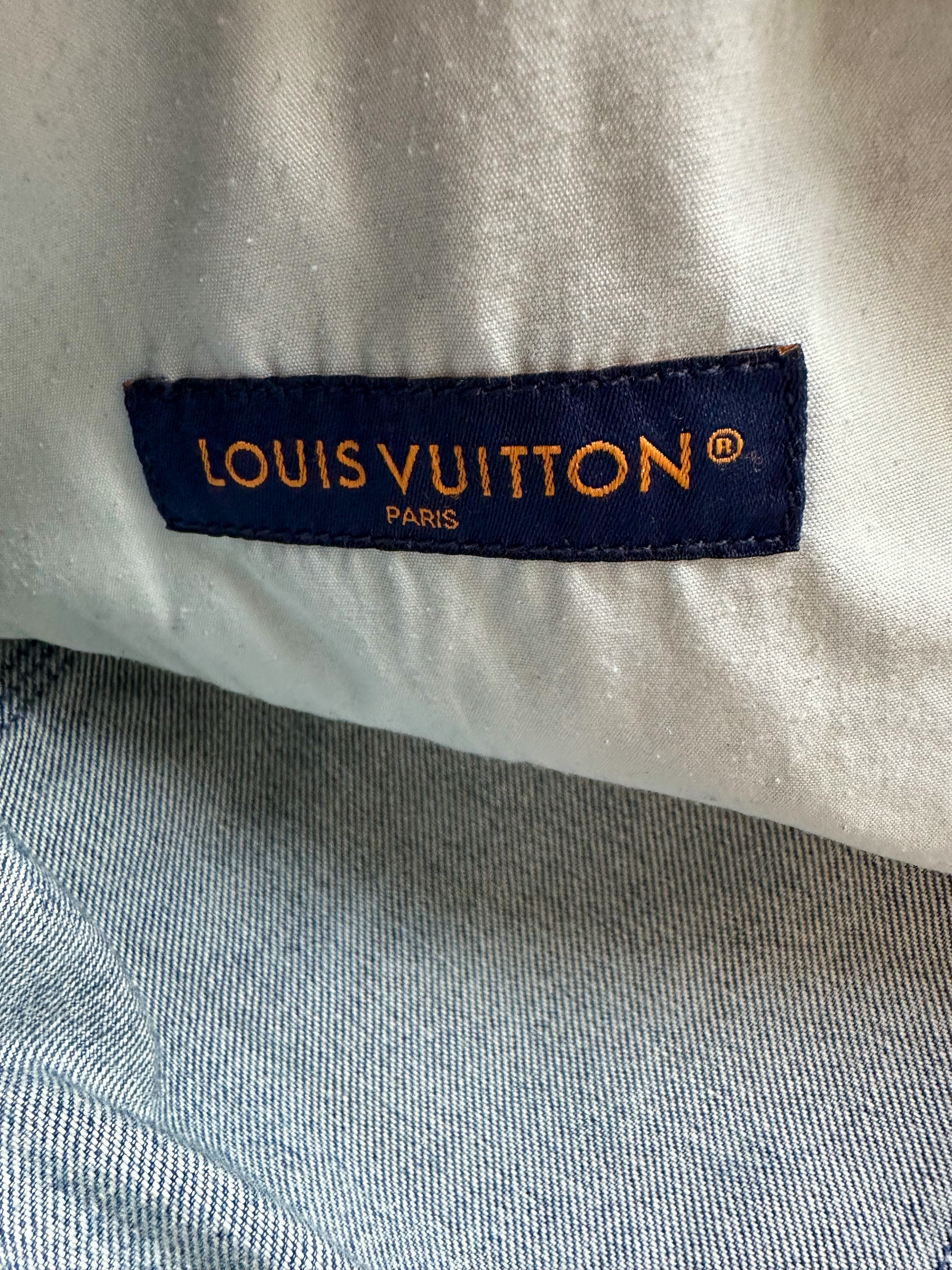 Louis Vuitton Monogram Carpenter Jean Shorts