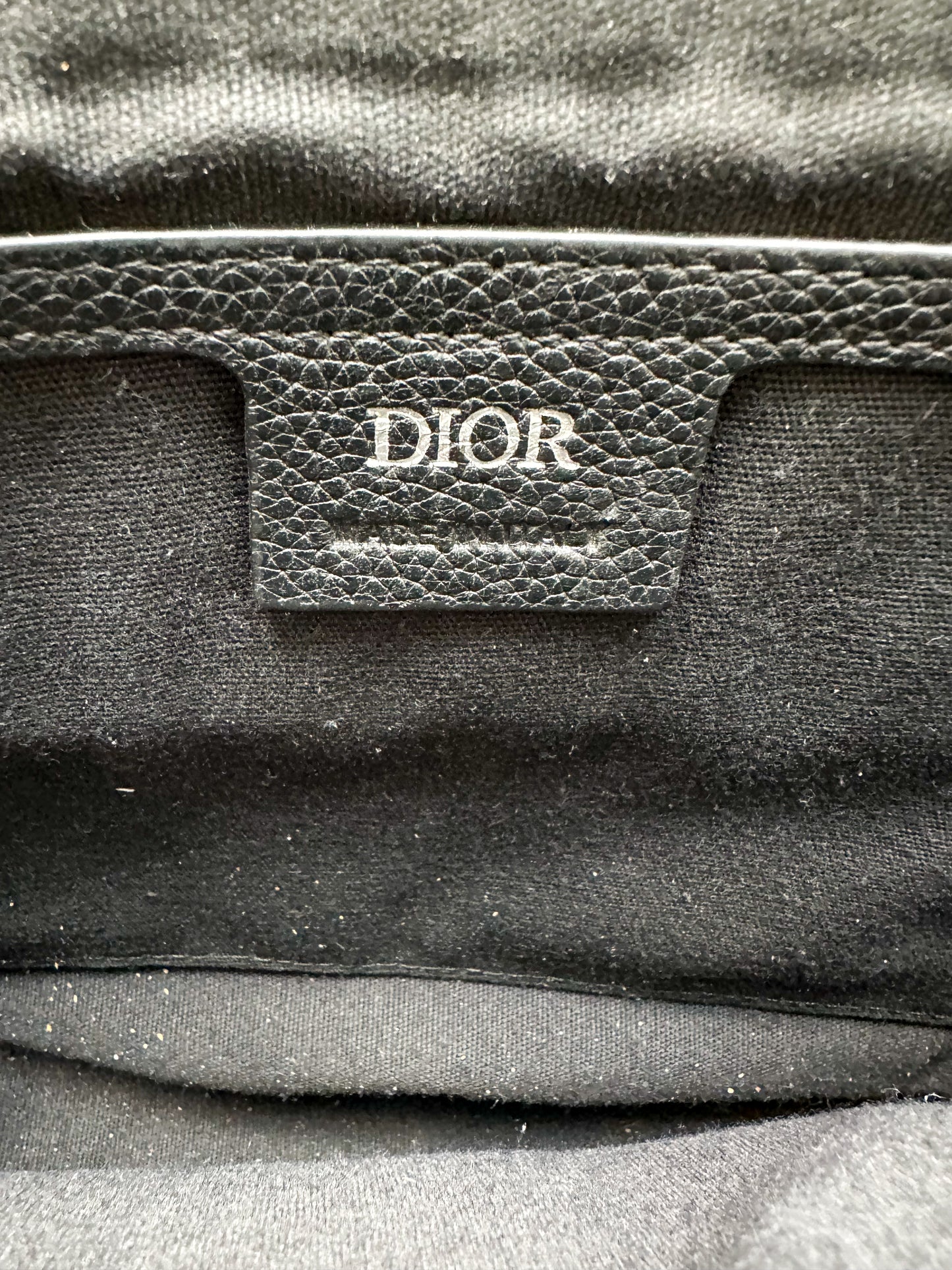 Dior Beige Oblique Saddle Messenger Bag