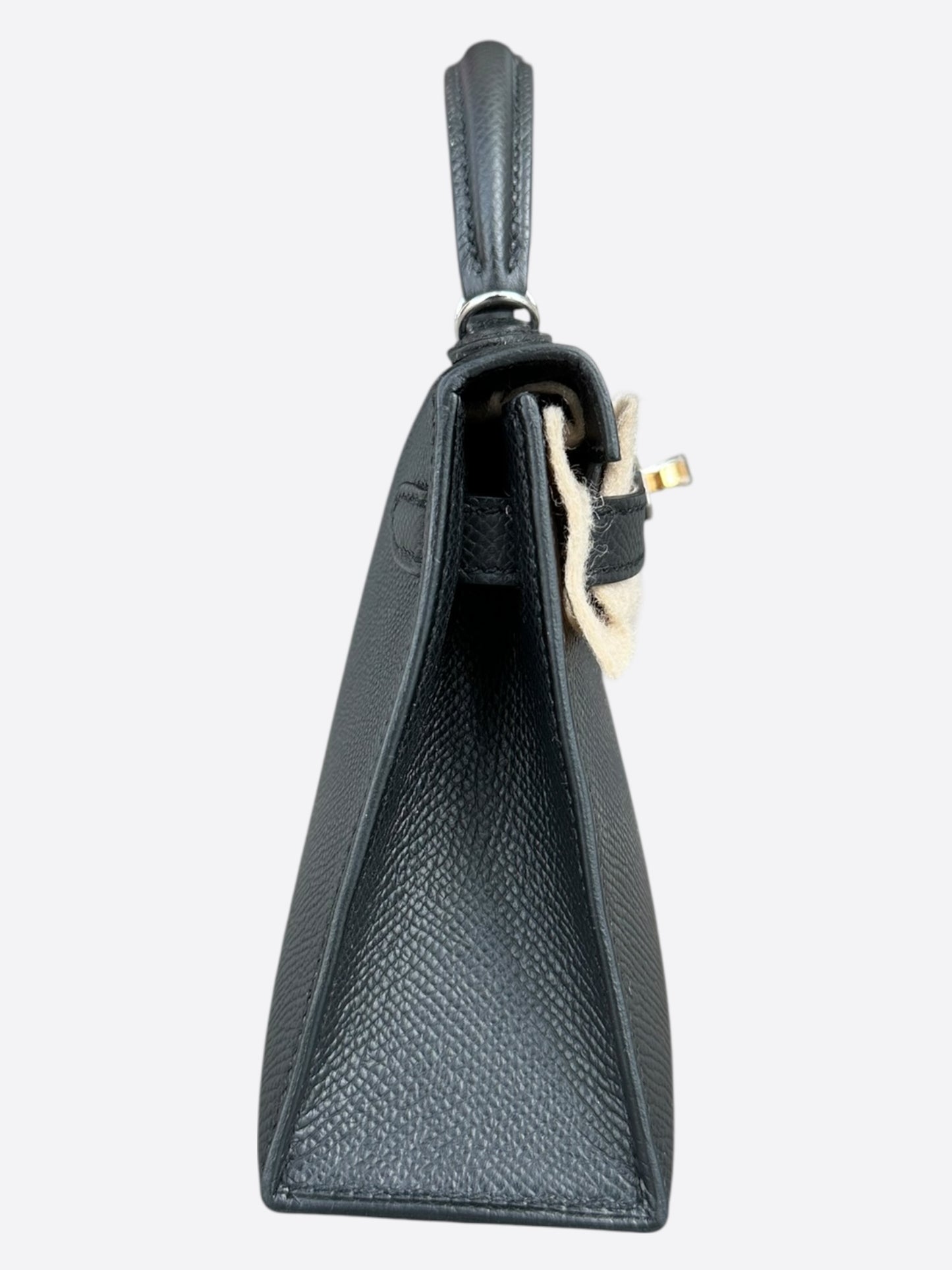 Hermes Black Epsom Mini Kelly 20