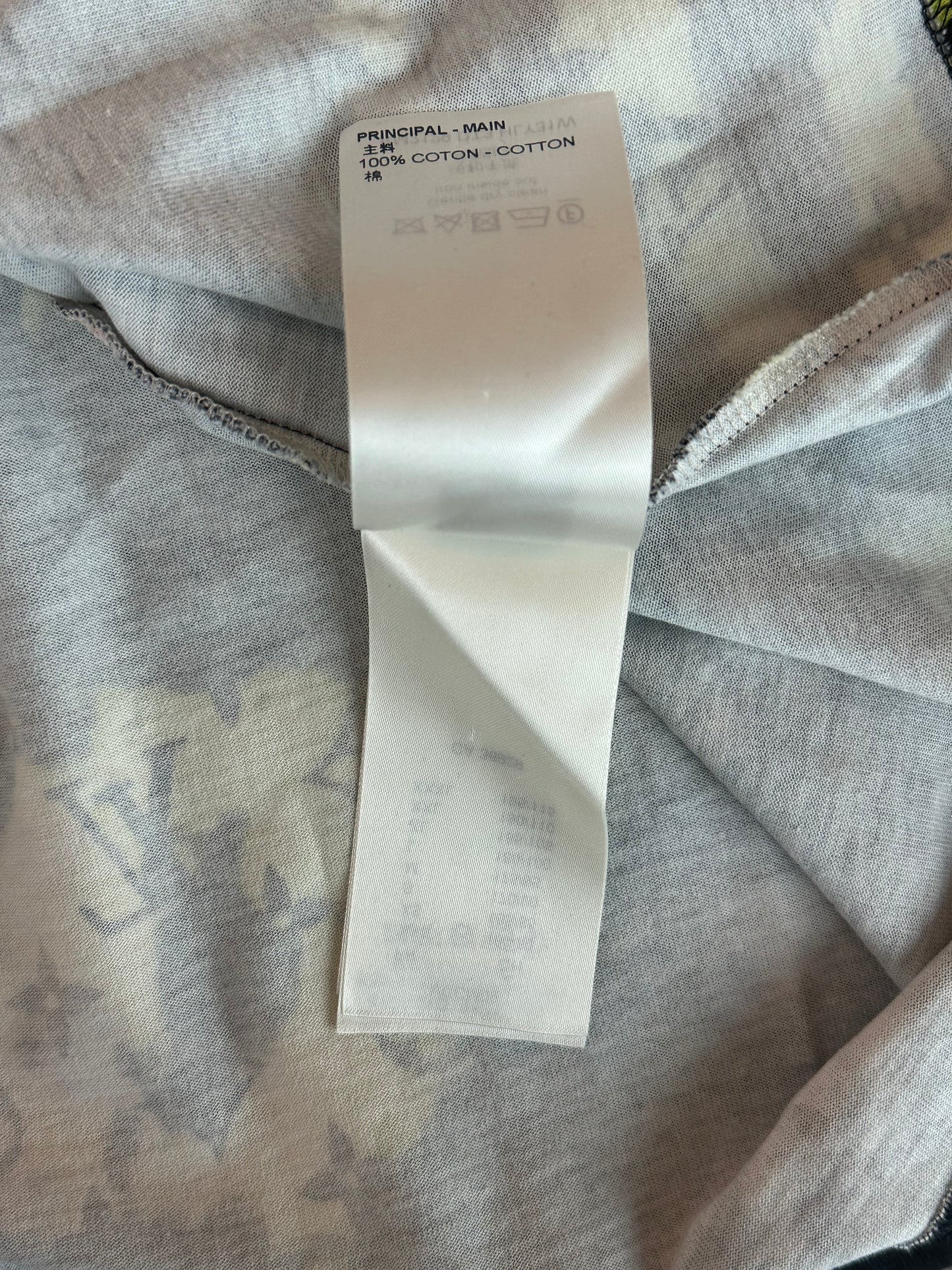 Louis Vuitton Navy Tie-Dye Camo Monogram T-Shirt