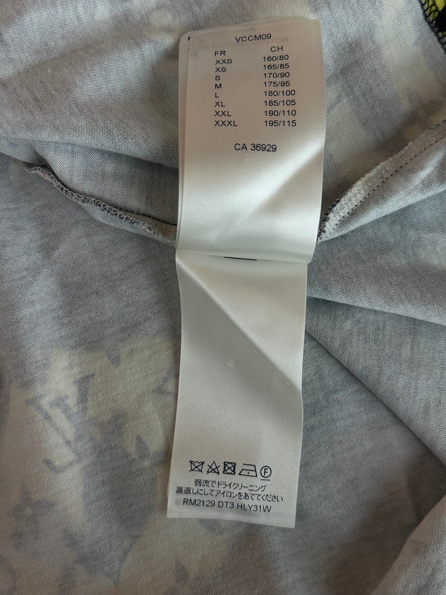 Louis Vuitton Navy Tie-Dye Camo Monogram T-Shirt