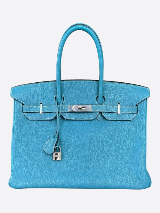 Hermes Blue Togo Birkin 35