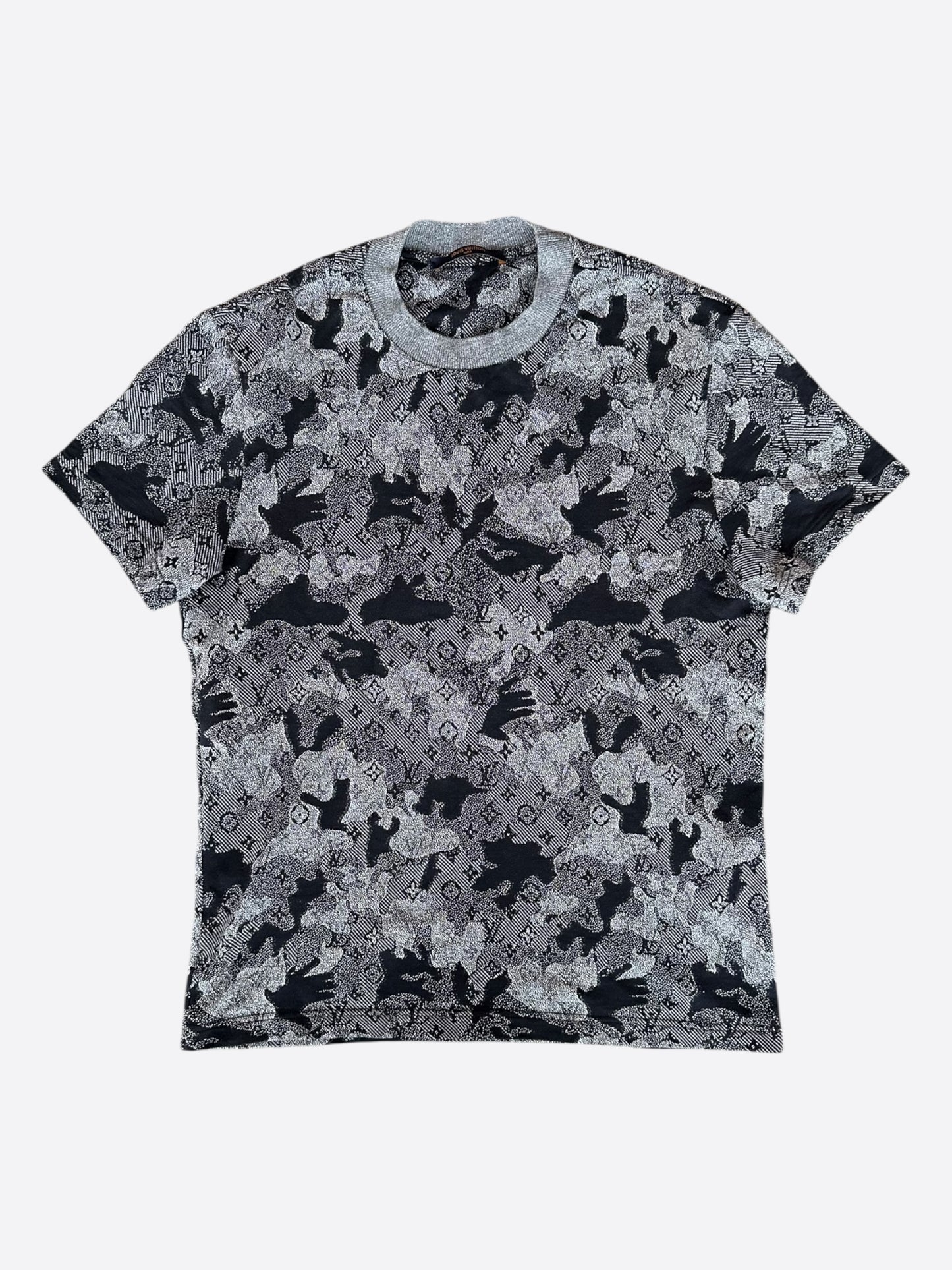 Louis Vuitton Grey Camouflage Monogram T-Shirt