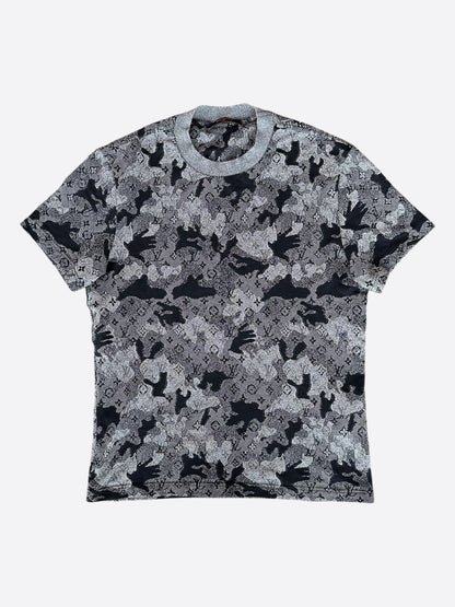 Louis Vuitton Grey Camouflage Monogram T-Shirt