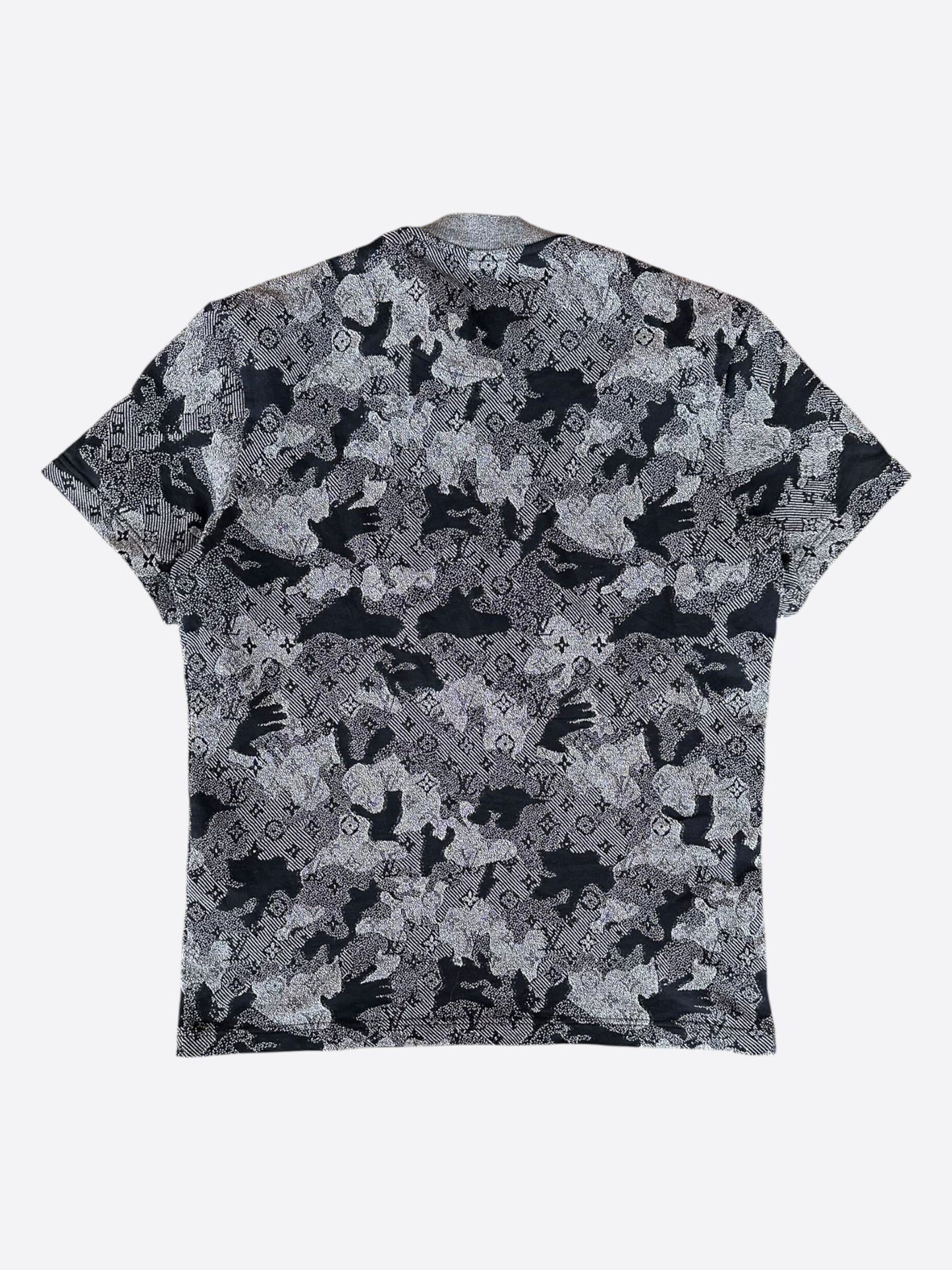 Louis Vuitton Grey Camouflage Monogram T-Shirt