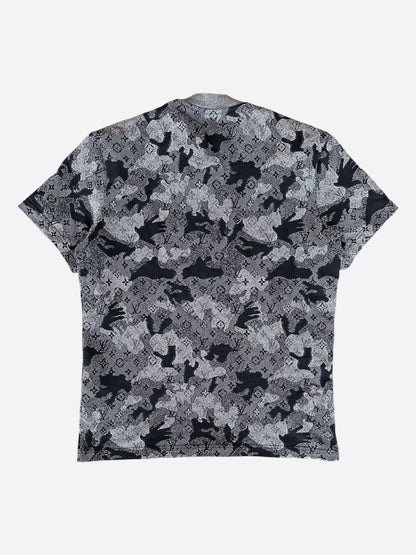 Louis Vuitton Grey Camouflage Monogram T-Shirt