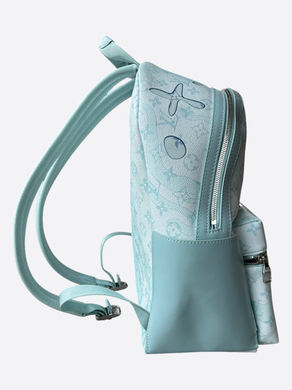 Louis Vuitton Aqua Garden Monogram Discovery Backpack