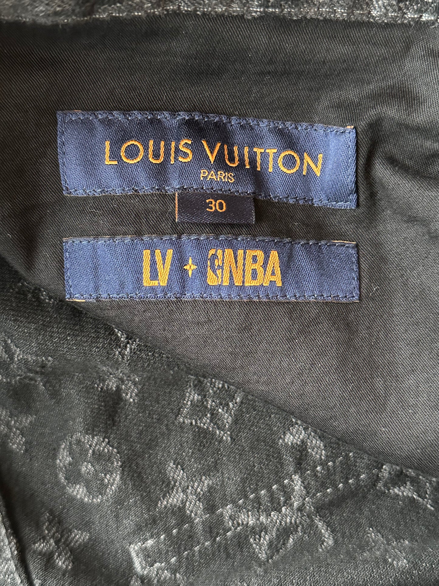 Louis Vuitton NBA Grey Monogram Jeans