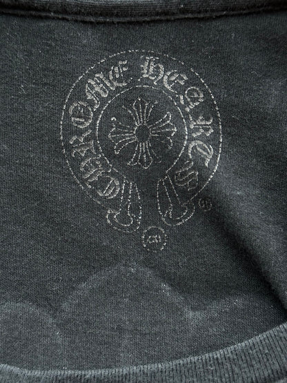Chrome Hearts Black & White Cross Logo T-Shirt