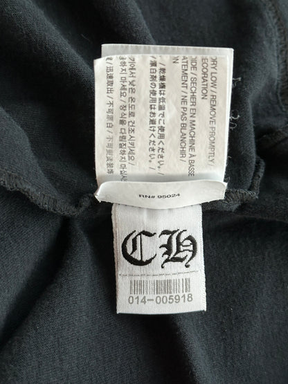 Chrome Hearts Black & White Cross Logo T-Shirt