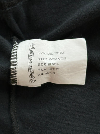 Chrome Hearts Black & White Dagger Logo T-Shirt