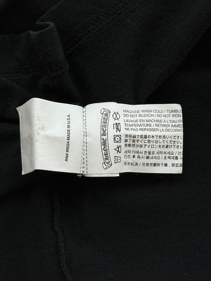 Chrome Hearts Black & White Dagger Logo T-Shirt
