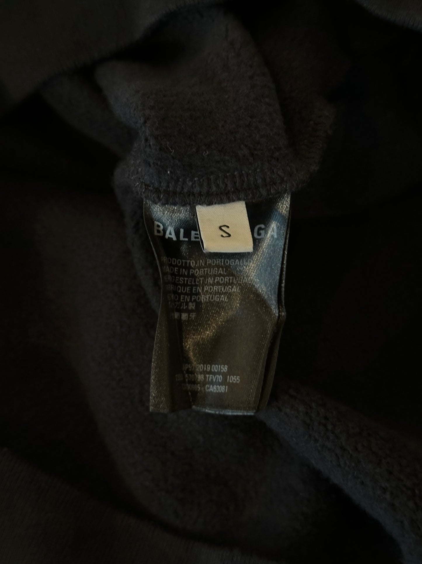 Balenciaga Black Logo Hoodie