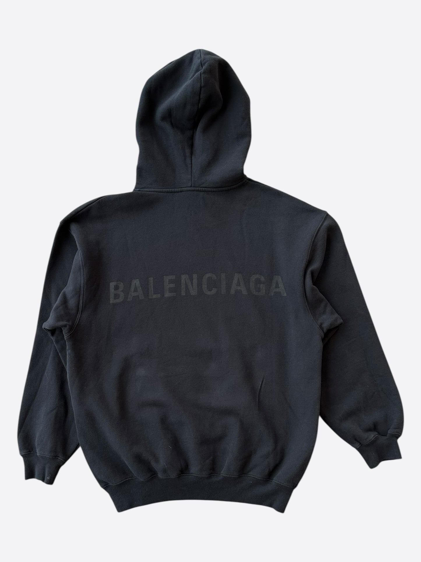 Balenciaga Black Logo Hoodie