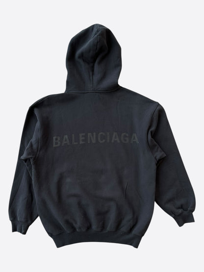 Balenciaga Black Logo Hoodie