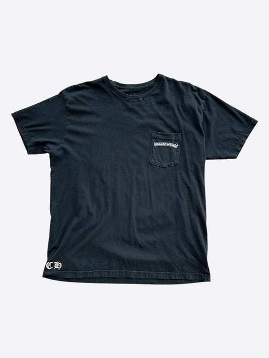Chrome Hearts Black & White Cross Logo T-Shirt
