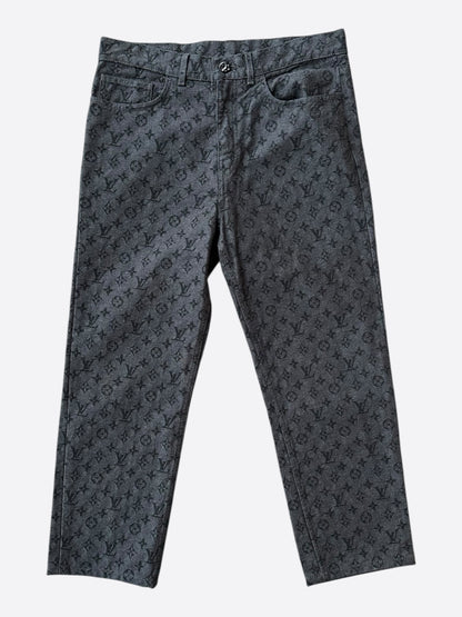 Louis Vuitton NBA Grey Monogram Jeans