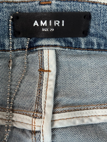 Amiri Stone Indigo Stack Jeans