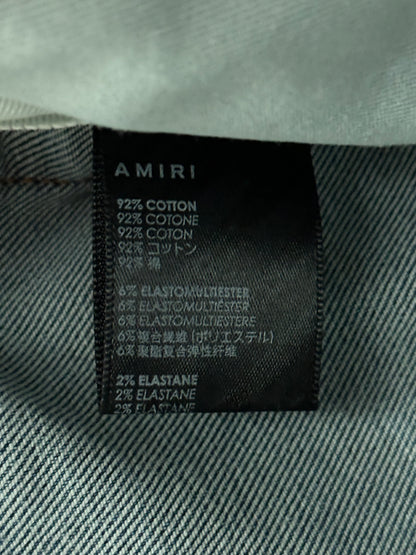 Amiri Stone Indigo Stack Jeans