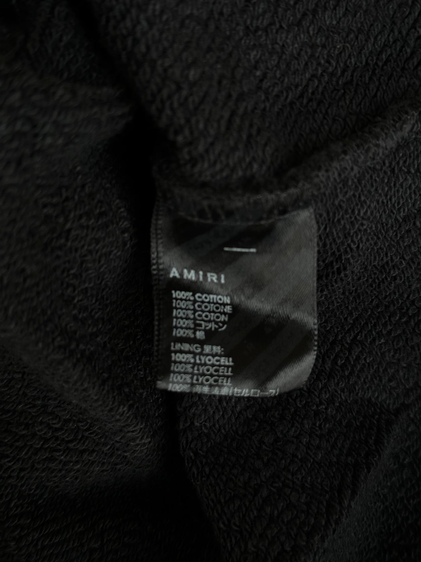 Amiri Black & Red Chicago Exclusive Bones Hoodie