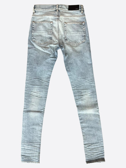 Amiri Stone Indigo Stack Jeans